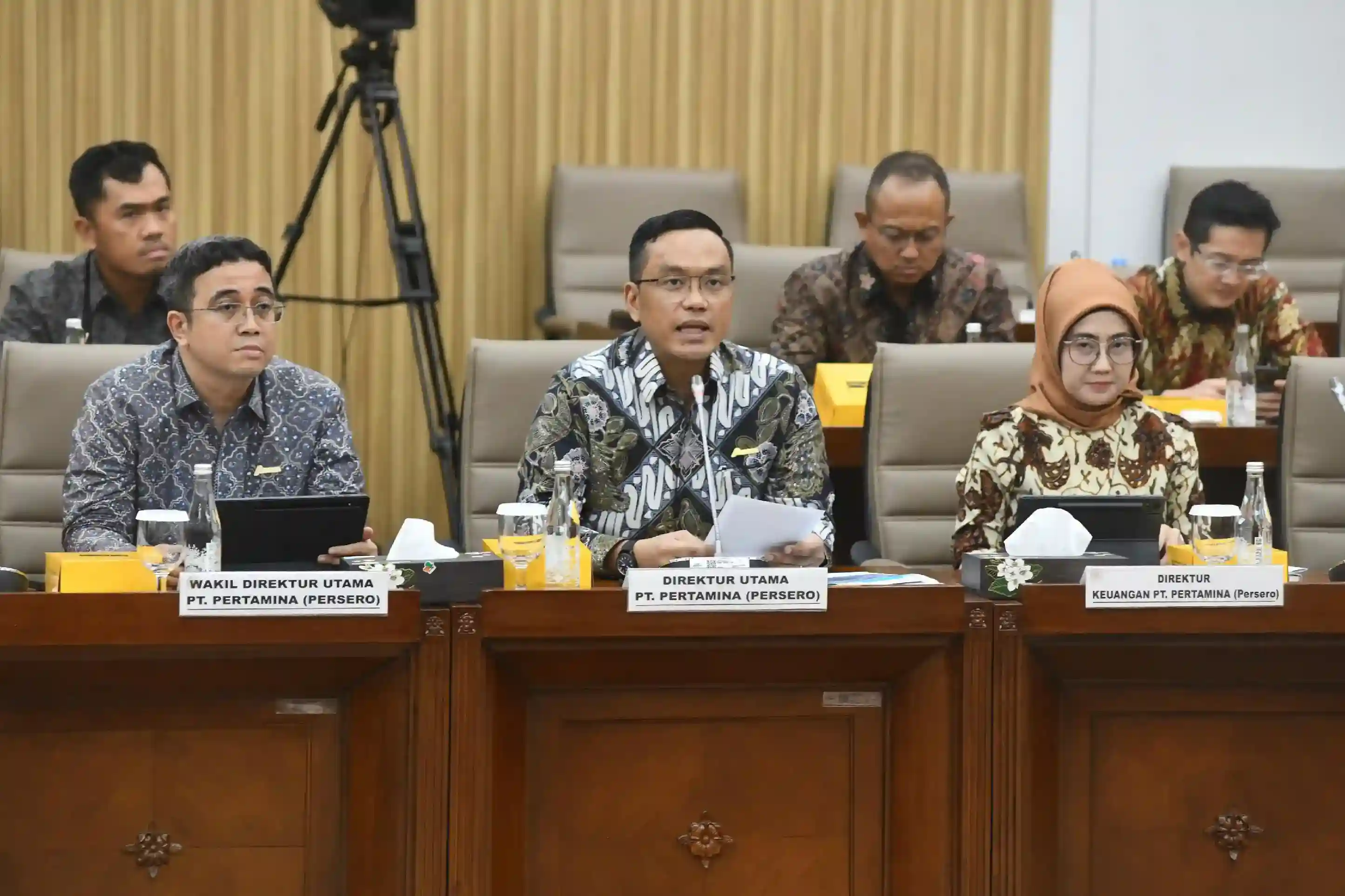 Direktur Utama Pertamina, Simon Aloysius Mantiri mengungkapkan capaian positif Pertamina sepanjang semester satu 2025. Foto: dok. Pertamina