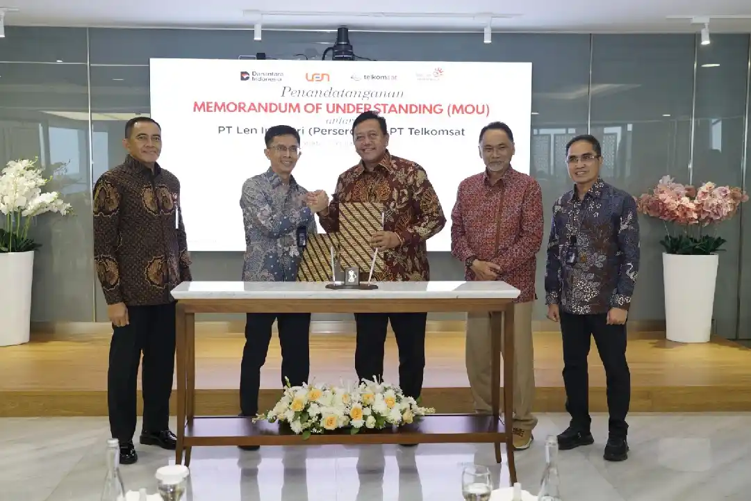 RI Siapkan Satelit Pertahanan Mandiri, Telkomsat & Len Industri Sinergi