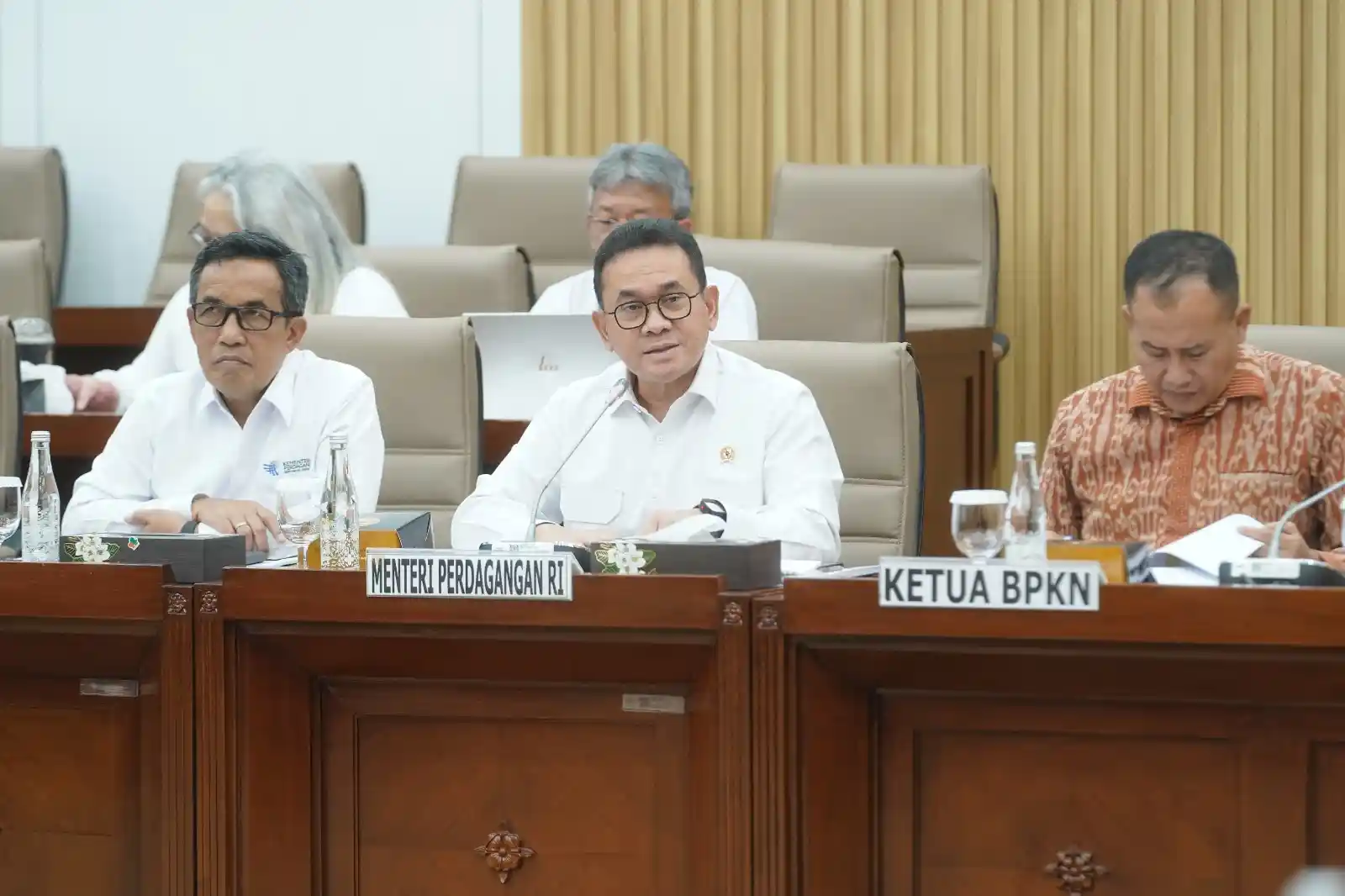 Menteri Perdagangan RI Budi Santoso dalam rapat  Rencana Kerja dan Anggaran (RKA) Kemendag kepada Komisi VI DPR RI di Gedung Parlemen Jakarta. Dok Kemendag