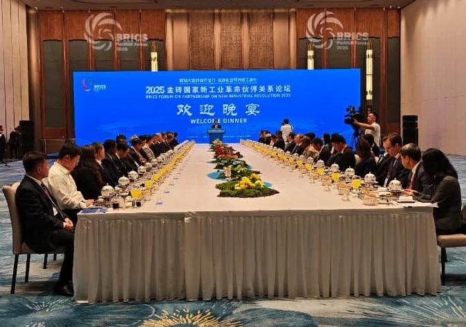 Wamen Perindustrian Faisol Riza saat menghadiri BRICS PartNIR Opening Ceremony di Xiamen, Tiongkok. Foto: doc Kemenperin.