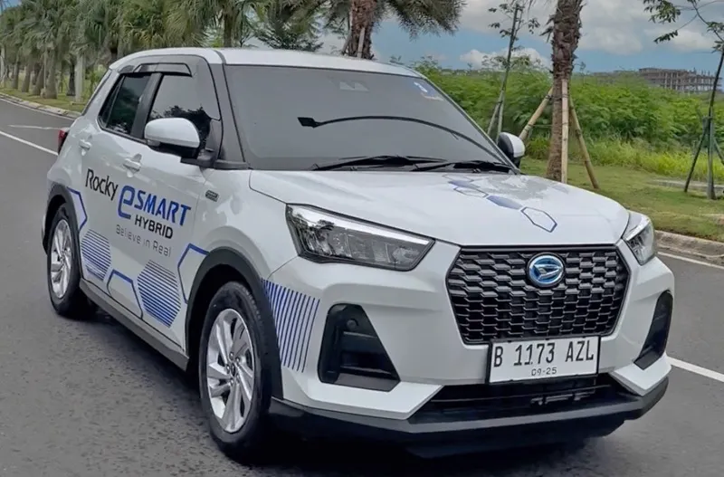 Uji konsumsi bahan bakar Daihatsu Rocky Hybrid. Foto: doc Daihatsu. 