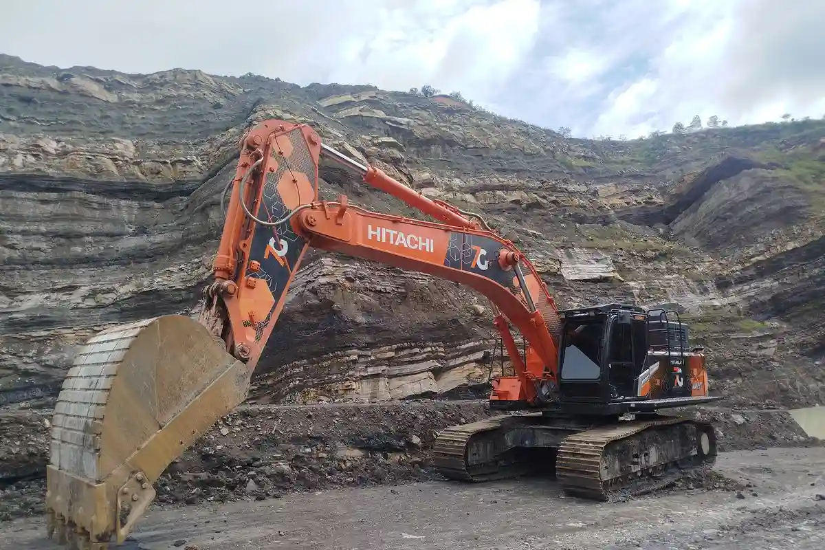 Ilustrasi excavator milik PT Hexindo Adiperkasa Tbk. Foto: Dok HEXA.