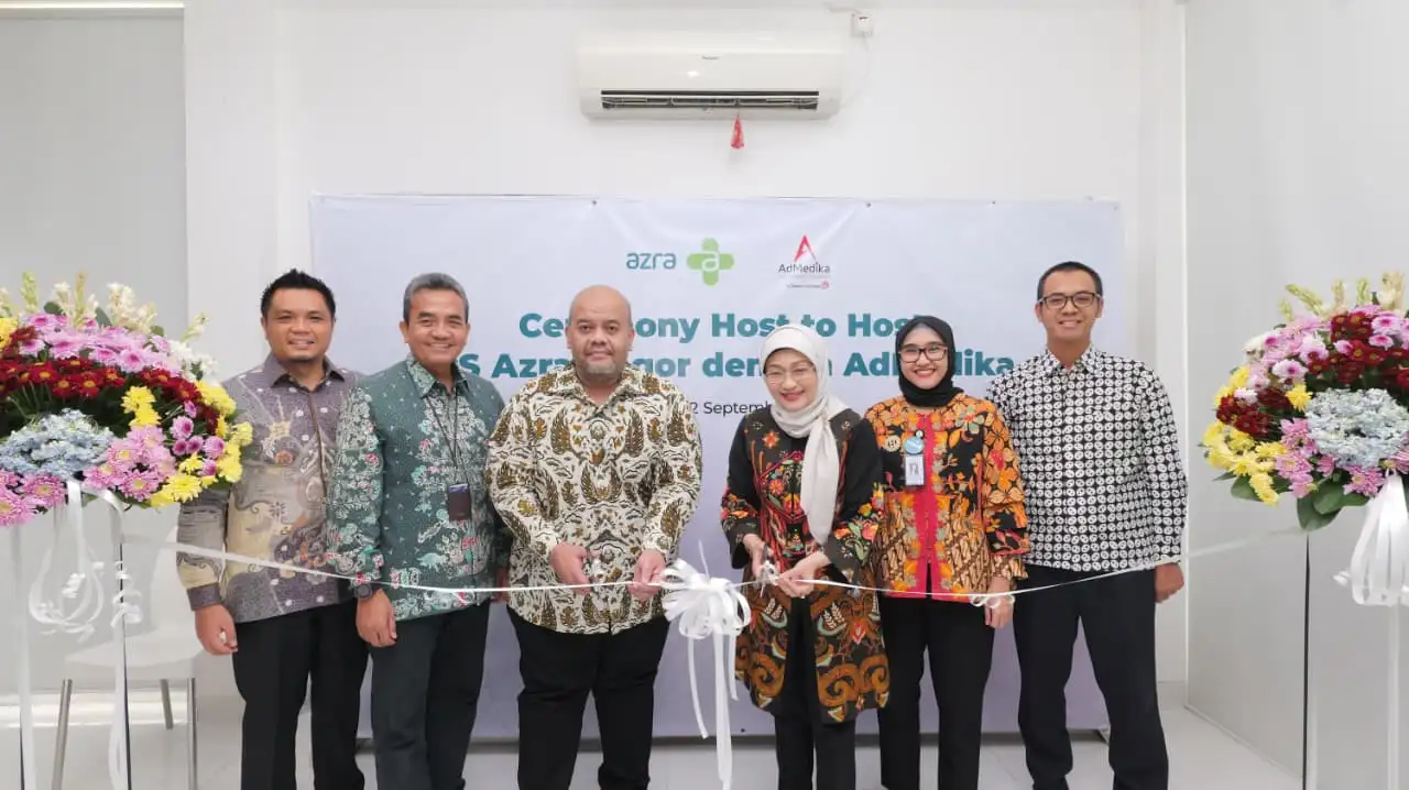 AdMedika dan RS Azra berkolaborasi majukan dunia kesehatan, pelayanan pasien kini lebih cepat. Foto: dok. Telkom