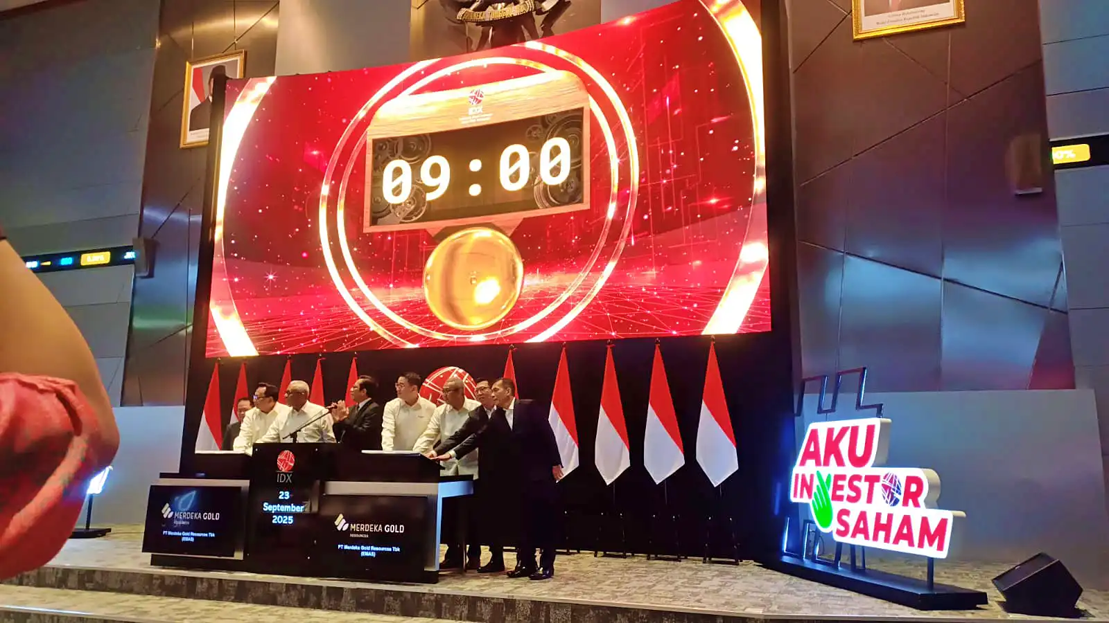 Indeks Harga Saham Gabungan (IHSG) pada pembukaan perdagangan hari ini Selasa, 23 September 2025. (Foto: KabarBursa/Desty Luthfiani)