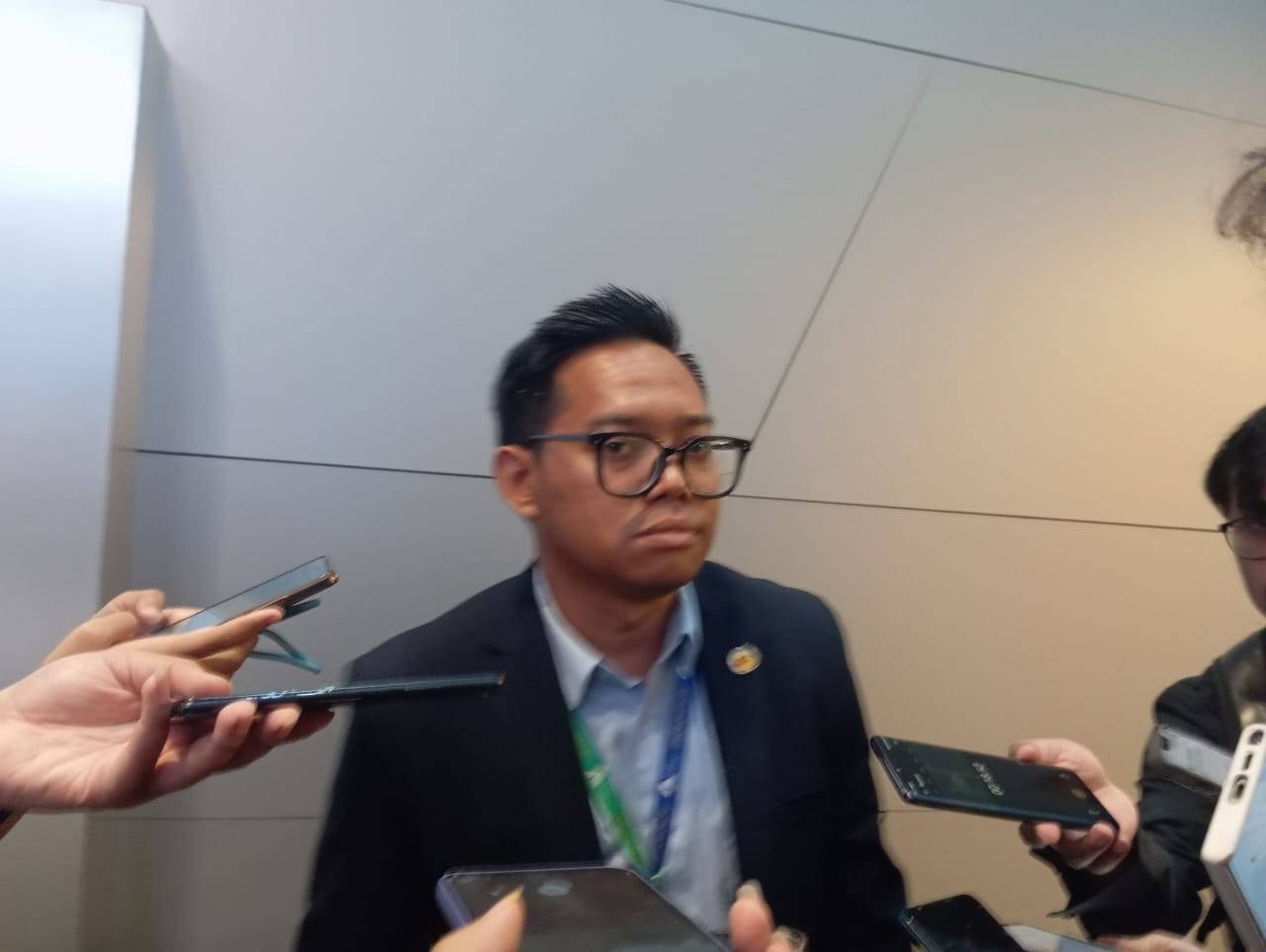 Direktur Eksekutif Asosiasi Emiten Indonesia (AEI) Gilman Pradana Nugraha di Jakarta. (Foto: Desty Luthfiani/ KabarBursa.com) 