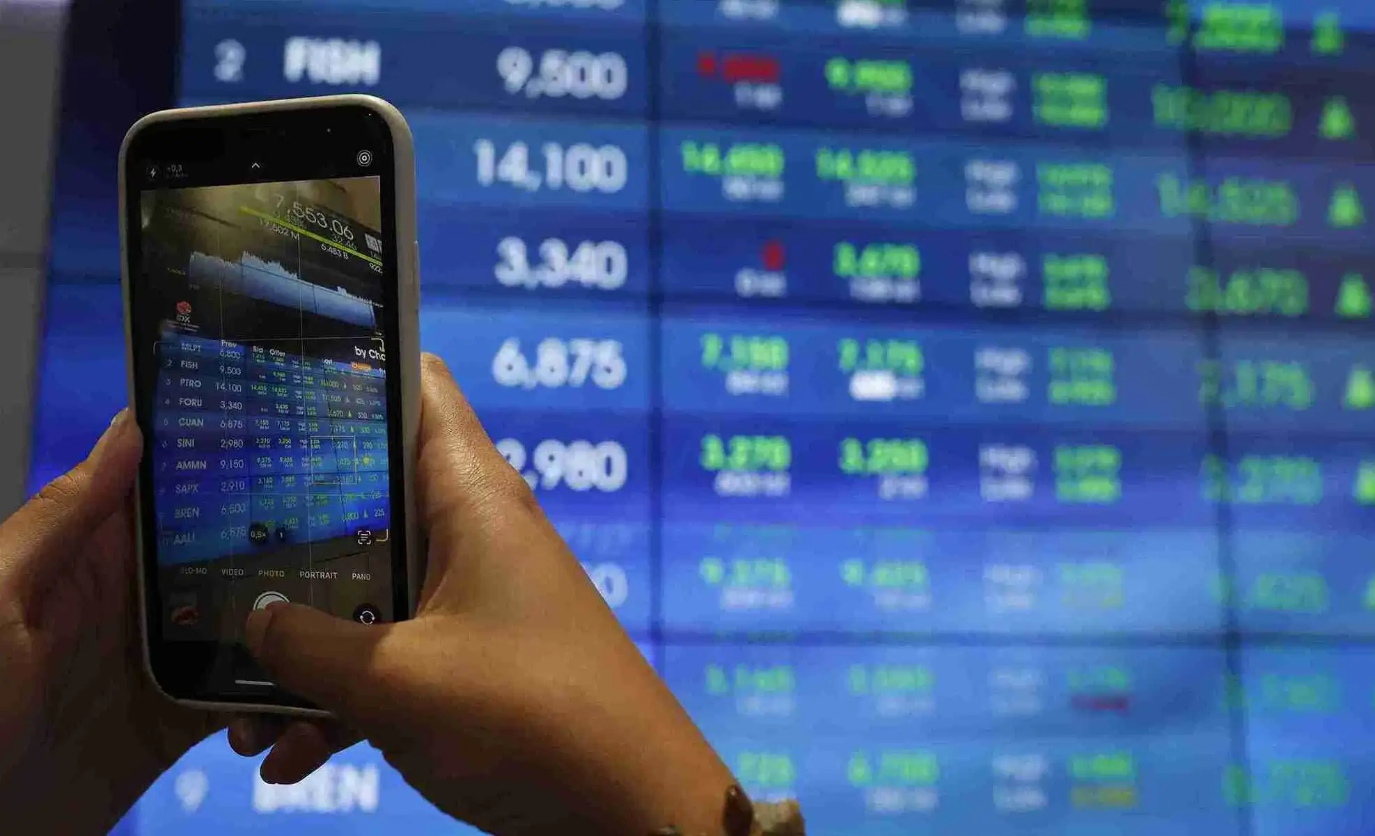 Pergerakan harga saham di Bursa Efek Indonesia (Foto: Dok KabarBursa.com)