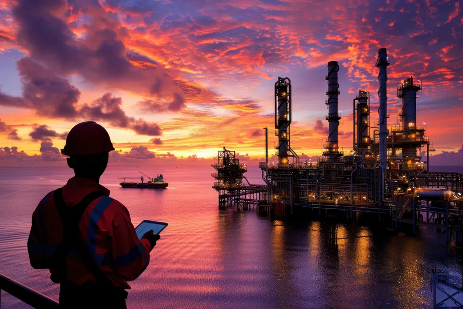 Ilustrasi kilang minyak global. Foto: Freepik.