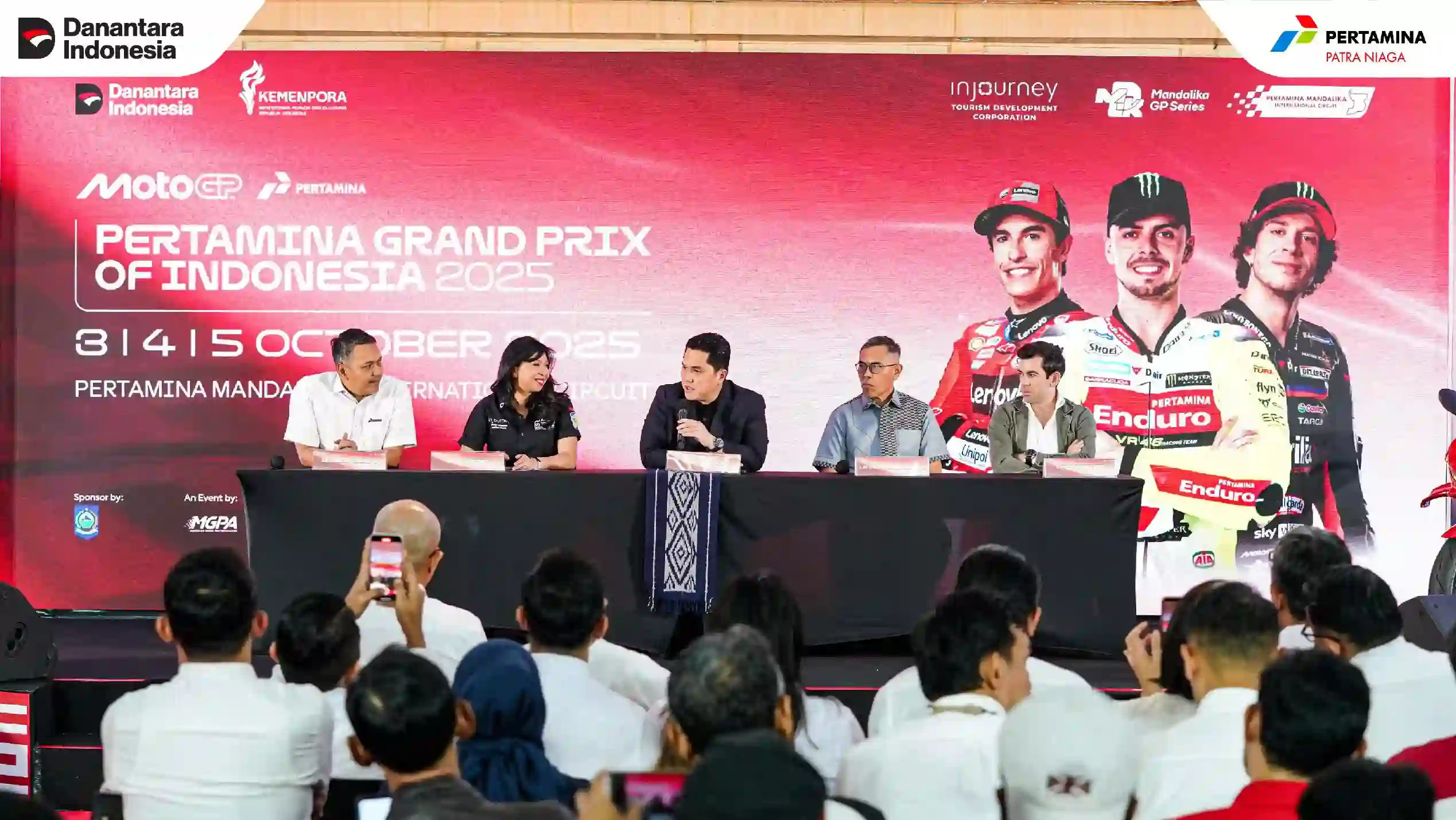 MotoGP Mandalika digelar hingga 2031, Pertamina Grand Prix hadirkan sport tourism, dongkrak UMKM NTB, dan banggakan Indonesia di mata dunia. Foto: dok. Pertamina