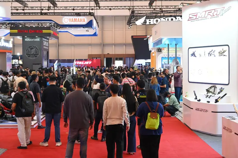 Pameran Indonesia Motorcycle Show (IMOS) 2025 telah dikunjungi oleh 103.789. Foto: doc AISI.