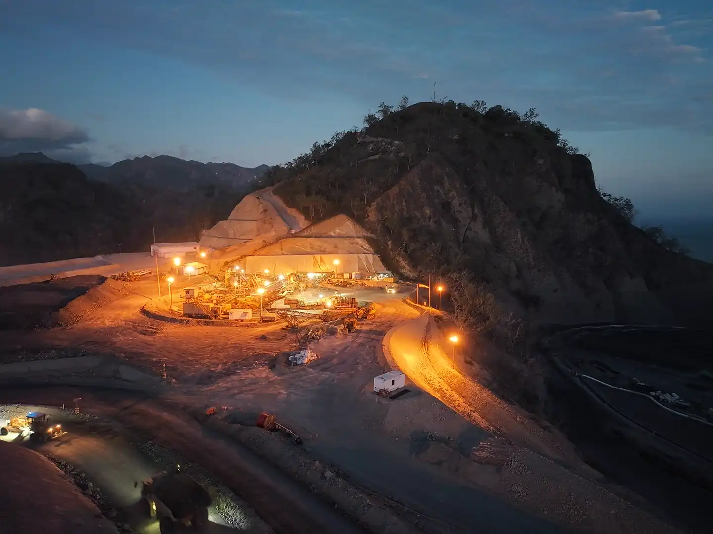 Tambang Tembaga Wetar milik PT Merdeka Copper Gold Tbk. Foto: Dok MDKA.