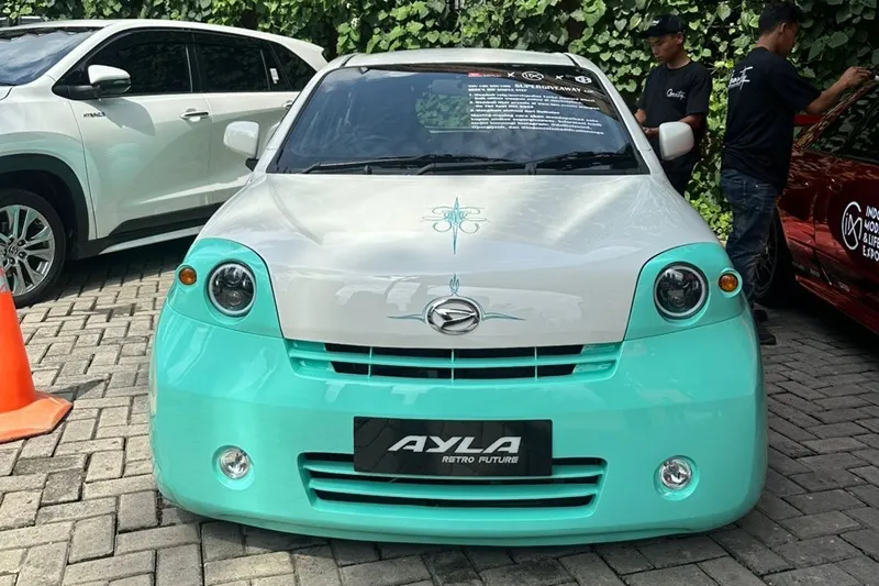  Ayla Retro Future yang bakal hadir di IMX 2025. Foto: doc Daihatsu.