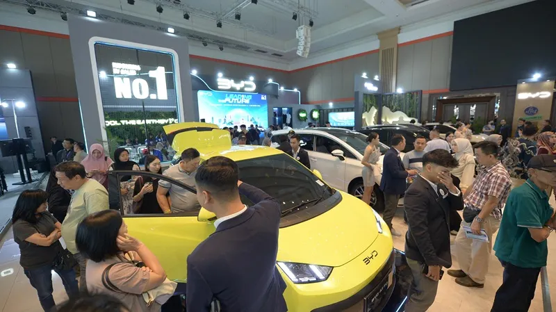 BYD ATTO 1 di GIIAS Bandung. Foto: doc BYD.