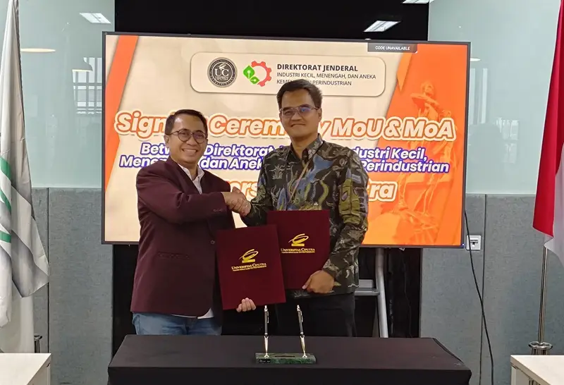 Kerja sama antara Kemenperin dan Universitas Ciputra. Foto: dok Kemenperin.