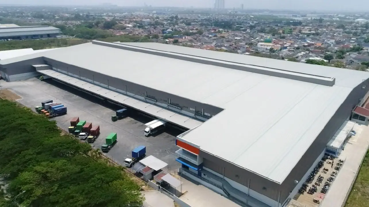 Gudang PT Mega Manunggal Property Tbk di Cibatu. (Foto: Dok MMLP)