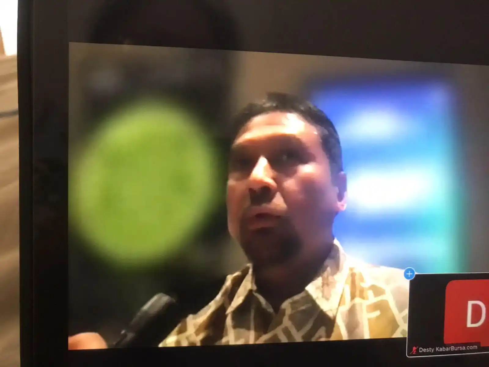 Ketua Umum GIPI Hariyadi B.S. Sukamdani saat melakukan konferensi pers secara hybrid. Foto: Tangkapan Layar Diskusi