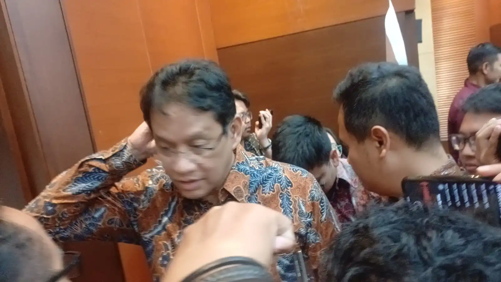 Menteri Keuangan Purbaya Yudhi Sadewa di Kantor Kementerian Keuangan pada Selasa, 14 Oktober 2025. Desty Luthfiani/KabarBursa.com