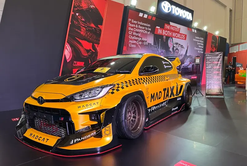 Toyota GR Yaris yang mejeng di IMX 2025. Foto: dok Toyota. 
