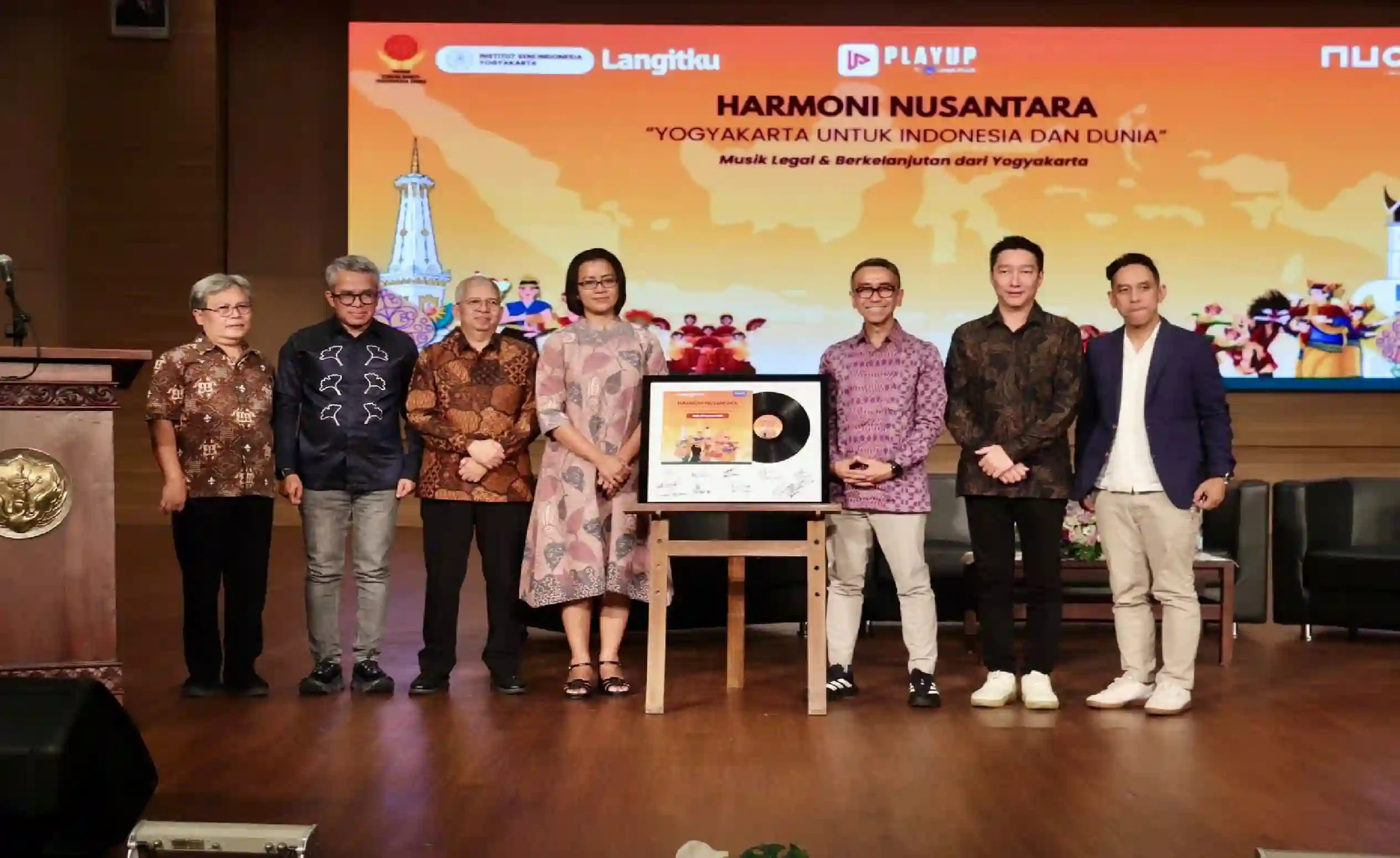Nuon dan Playup kolaborasi lewat Harmoni Nusantara di Yogyakarta, dorong musisi lokal naik kelas dan gunakan musik secara legal di ruang publik. Foto: dok. Telkom