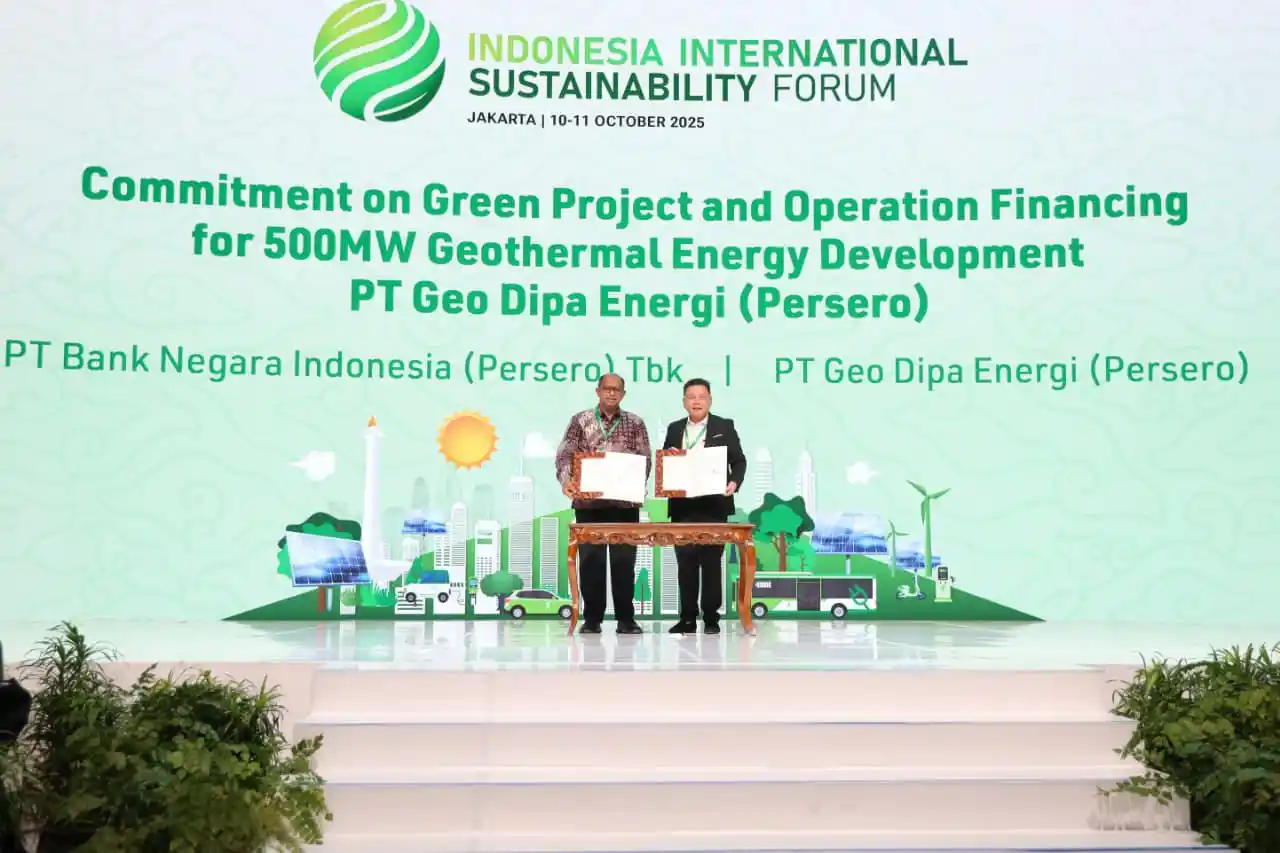 BNI biayai 500 MW Geothermal Geo Dipa untuk dorong energi hijau. Foto: dok. BNI