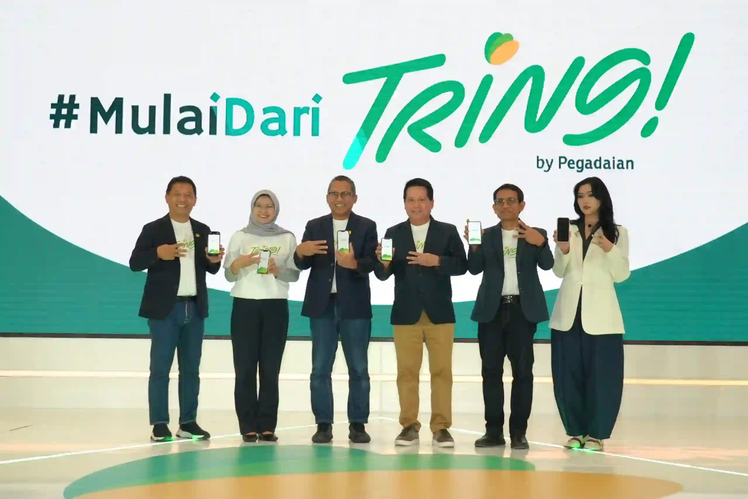 Meluncur aplikasi TRING! by Pegadaian yang terintegrasi BRImo dari BRI, investasi emas makin mudah. Foto: dok. BRI