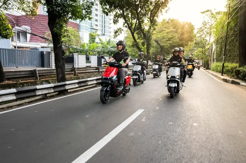 Kegiatan Ride & Connect yang digelar PT Ofero Technology Indonesia