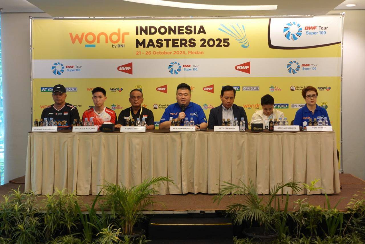 Sebanyak 232 atlet dari 15 negara siap berlaga di wondr by BNI Indonesia Masters 2025, total hadiah Rp1,8 miliar. Foto: dok. BNI