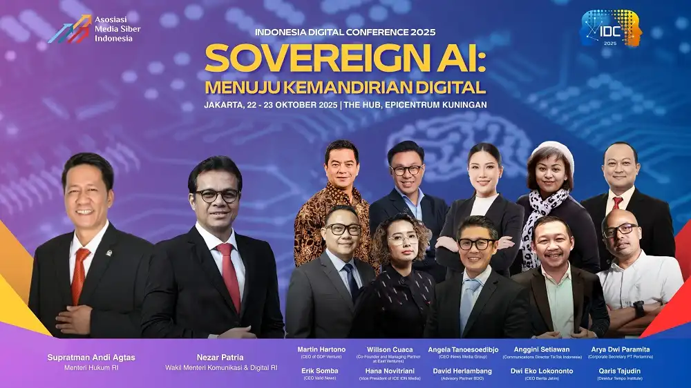 Asosiasi Media Siber Indonesia (AMSI) kembali menggelar perhelatan tahunan Indonesia Digital Conference (IDC) 2025