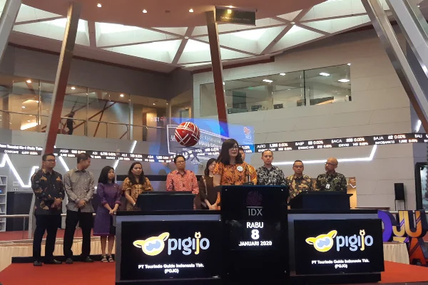 PGJO saat IPO di BEI. Foto: Dok PGJO.