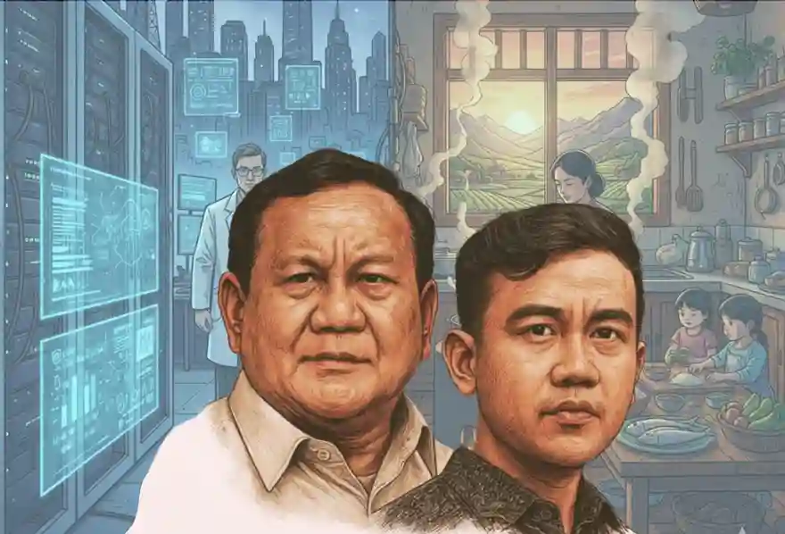  Transformasi digital dan revolusi gizi nasional. Keduanya dijanjikan sebagai fondasi produktivitas bangsa