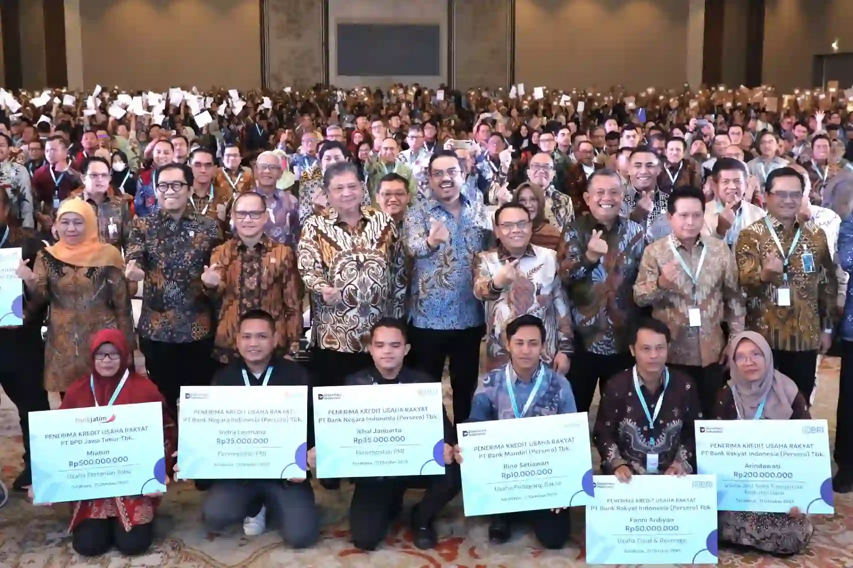 Sah! 800 ribu pelaku usaha dapat KUR BRI, pemerintah targetkan penyaluran kredit Rp300 triliun. Foto: dok. BRI 