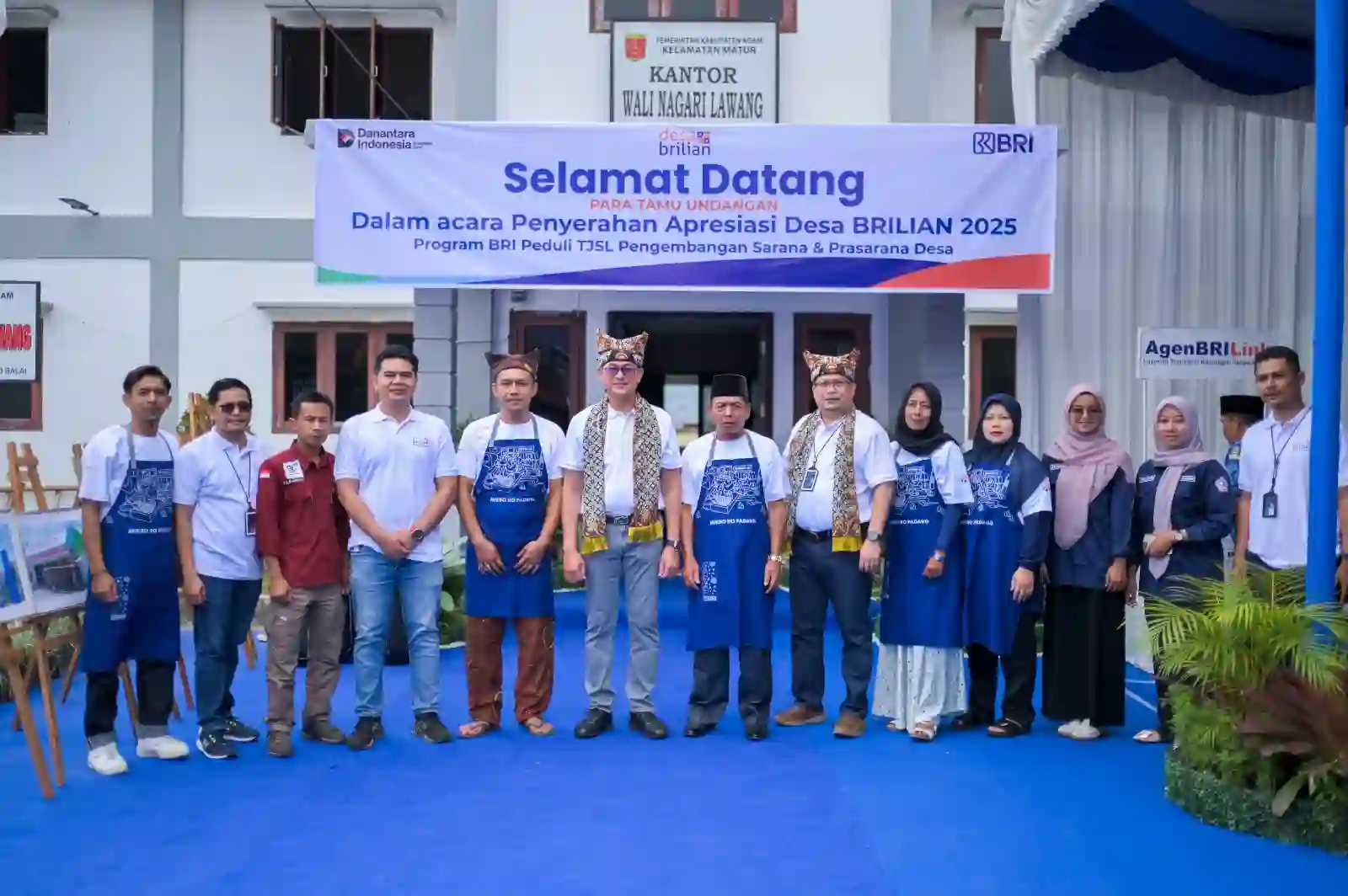 BRI beri apresiasi Desa BRILiaN 2024 di Nagari Lawang, Bukittinggi, Sumatra Barat. Foto: dok. BRI