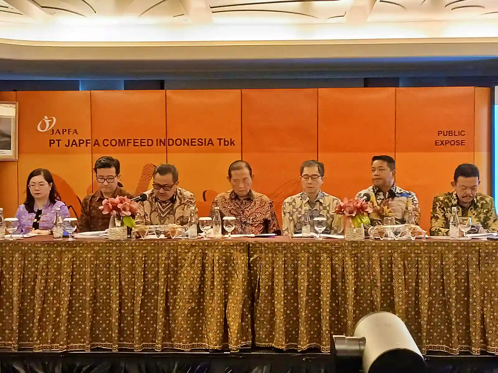 PT Japfa Comfeed Indonesia (JPFA) saat menggelar public expose di Jakarta, Rabu, 3 September 2025. (Foto: KabarBursa/Hutama Prayoga)