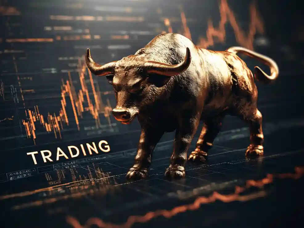 Ilustrasi Bull, ikon bursa saham global. Foto: The Wall Street Experience.