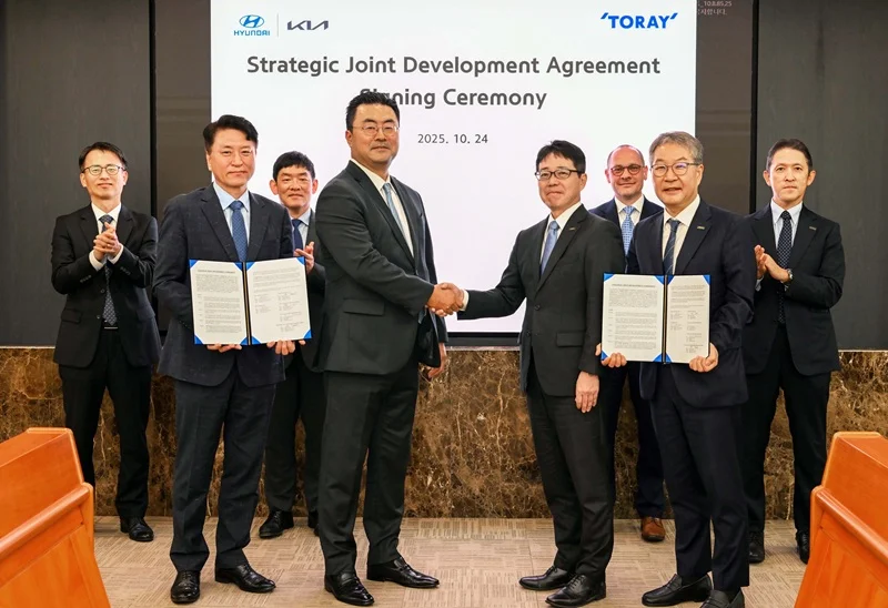 Kerja sama antara Hyundai dan Toray Industries. Foto: dok Hyundai. 
