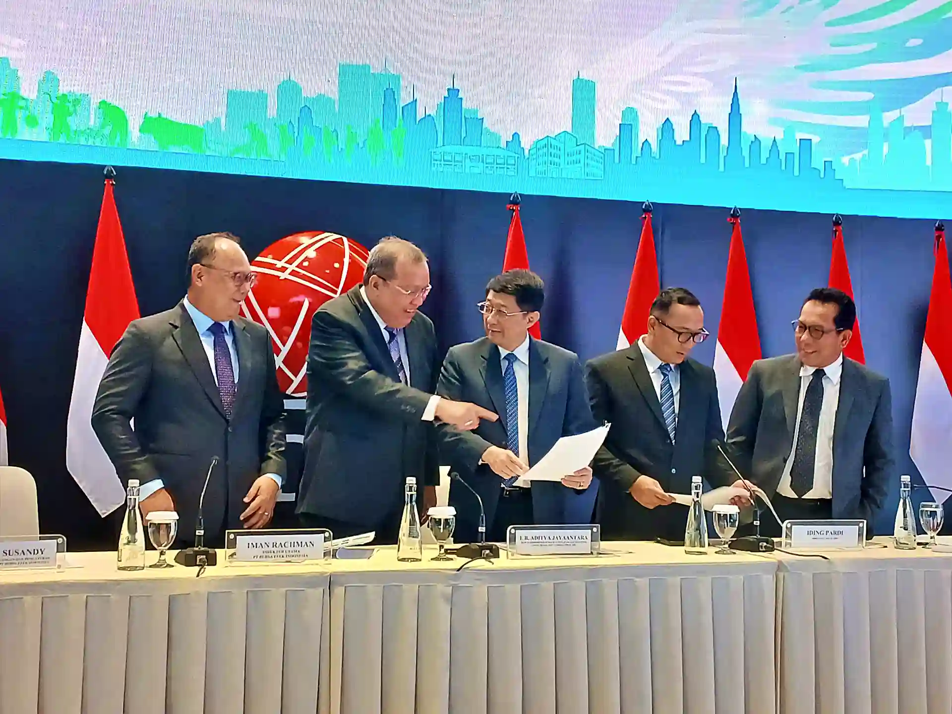 PT Bursa Efek Indonesia (BEI) saat menggelar konferensi pers di Jakarta, Senin, 11 Agustus 2025. (Foto: KabarBursa/Hutama Prayoga)