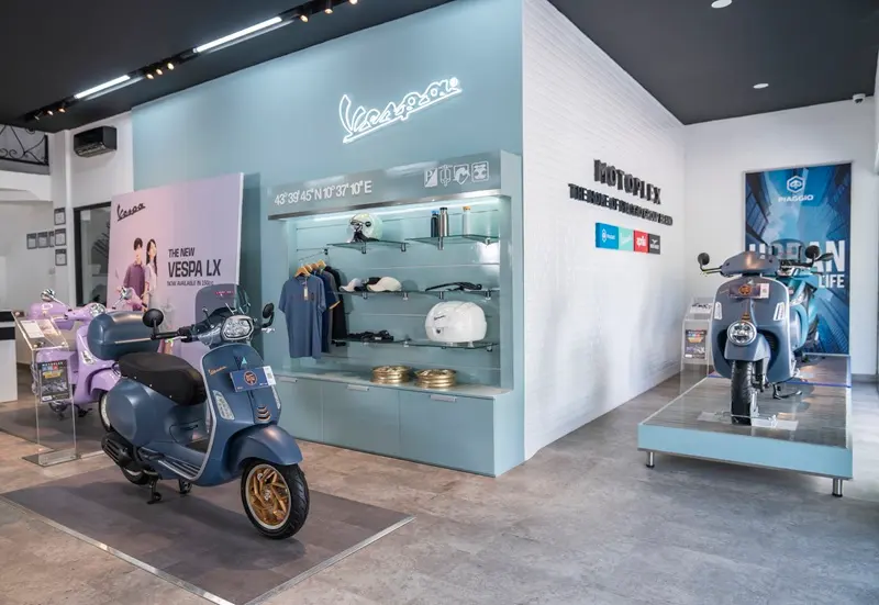 Dealer baru Piaggio Indonesia di Pekanbaru. Foto: dok Piaggio. 