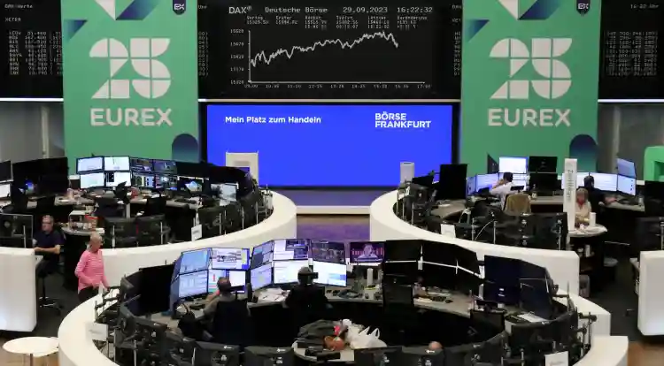 Ilustrasi bursa Eropa. Foto: Reuters.