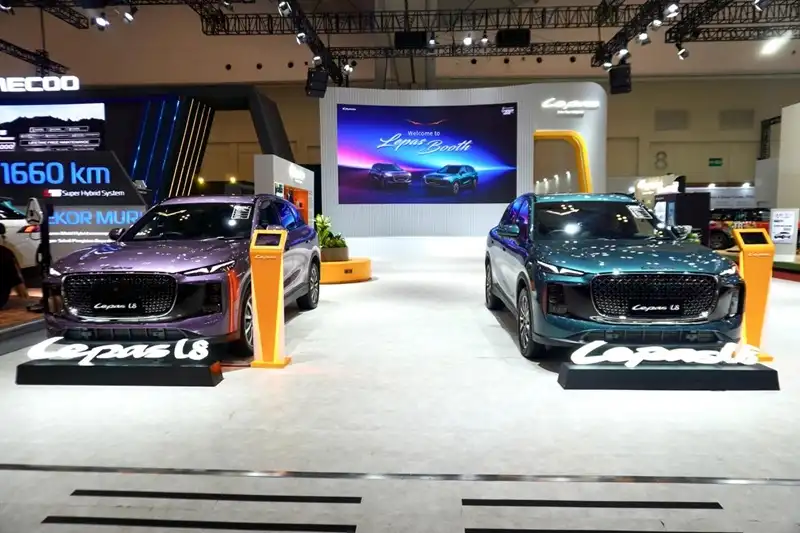 LEPAS L8 di Gaikindo Jakarta Auto Week (GJAW) 2025. Foto: Lepas