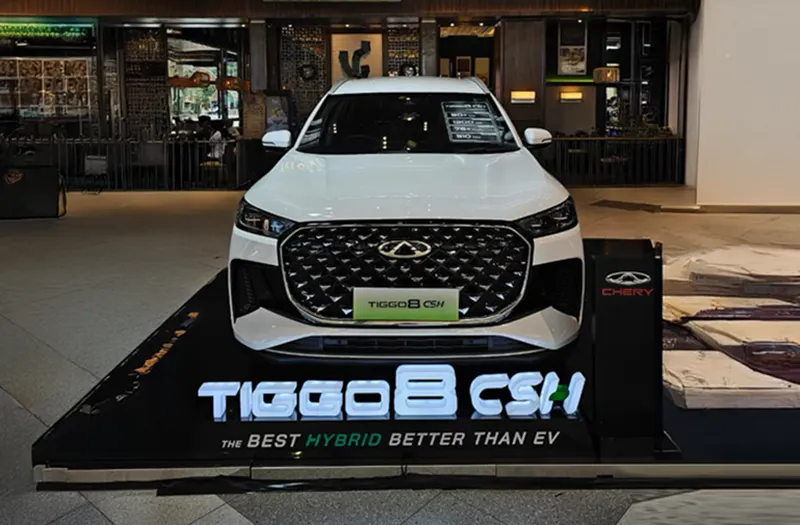 Chery perkenalkan  TIGGO 8 CSH dan Chery J6T di Bandung. Foto: Chery. 
