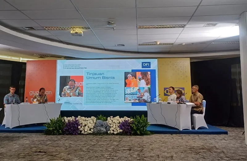 Paparan publik tahun 2025 PT DFI Retail Nusantara Tbk (HERO). Foto: KabarBursa.com/Desty 
