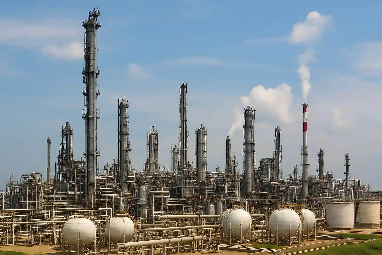 Ilustrasi rig minyak global. Foto: AI untuk KabarBursa.