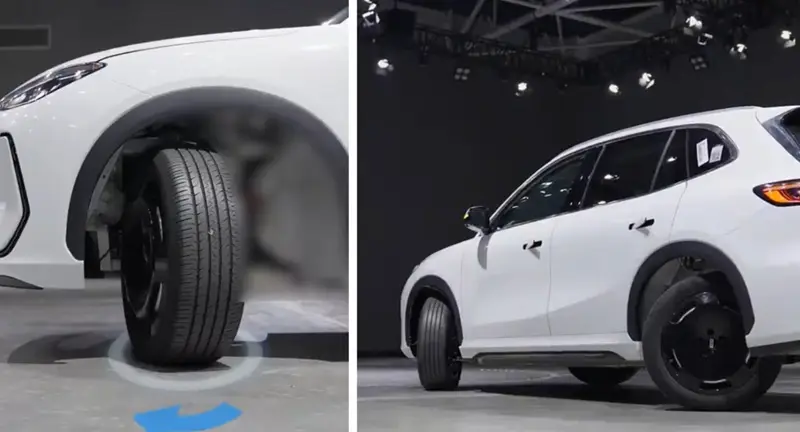 Teknologi baru sistem kemudi empat doda indepanden. Foto: carnewschina. 