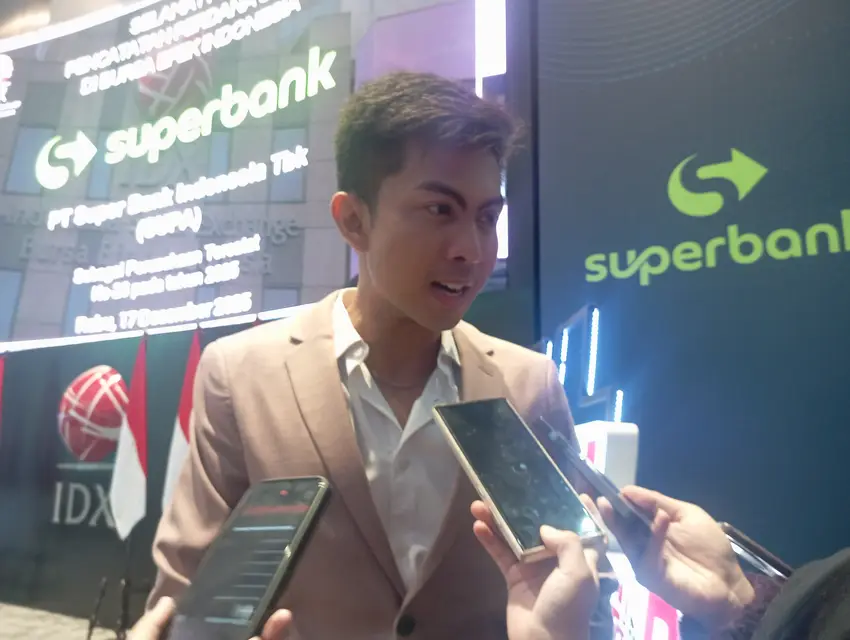  CEO Sucor Sekuritas, Bernadus Setya Ananda Wijaya di Main Hall BEI, Jakarta pada Rabu, 17 Desember 2025. Desty Luthfiani/KabarBursa.com