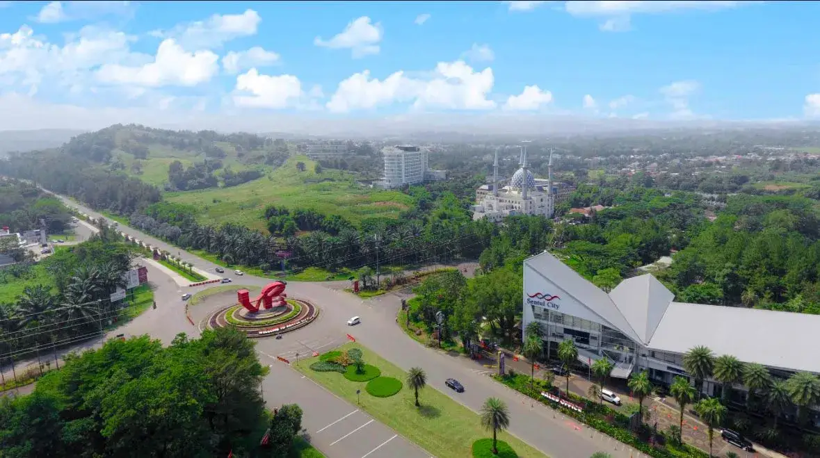 Kawasan pusat bisnis dan permukiman PT Sentul City Tbk di Babakan Madang, Kabupaten Bogor, Jawa Barat. Foto: Dok. Sentul City.