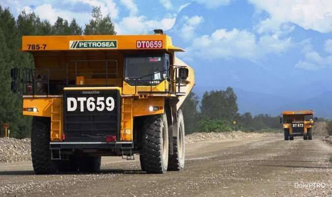 Armada milik PT Petrosea Tbk. Foto: Dok PTRO