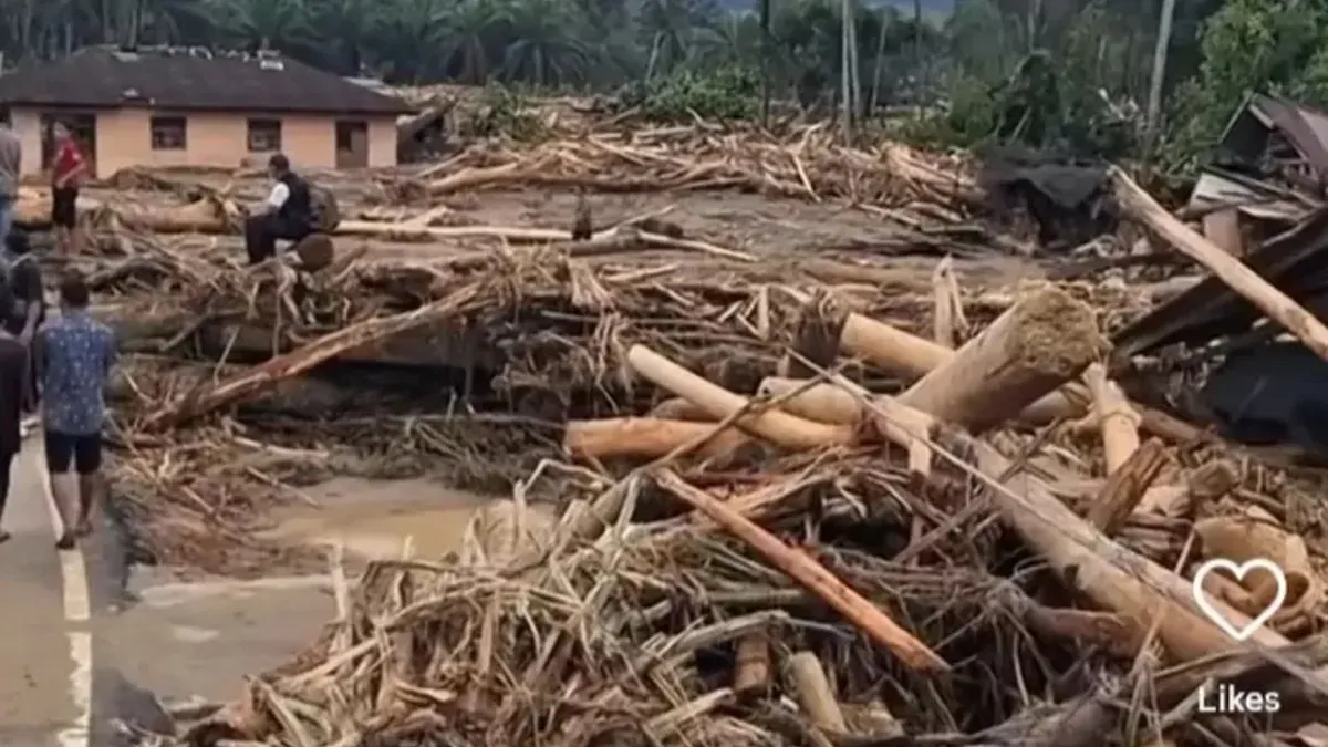 Ilustrasi Banjir Bnadang di Aceh
