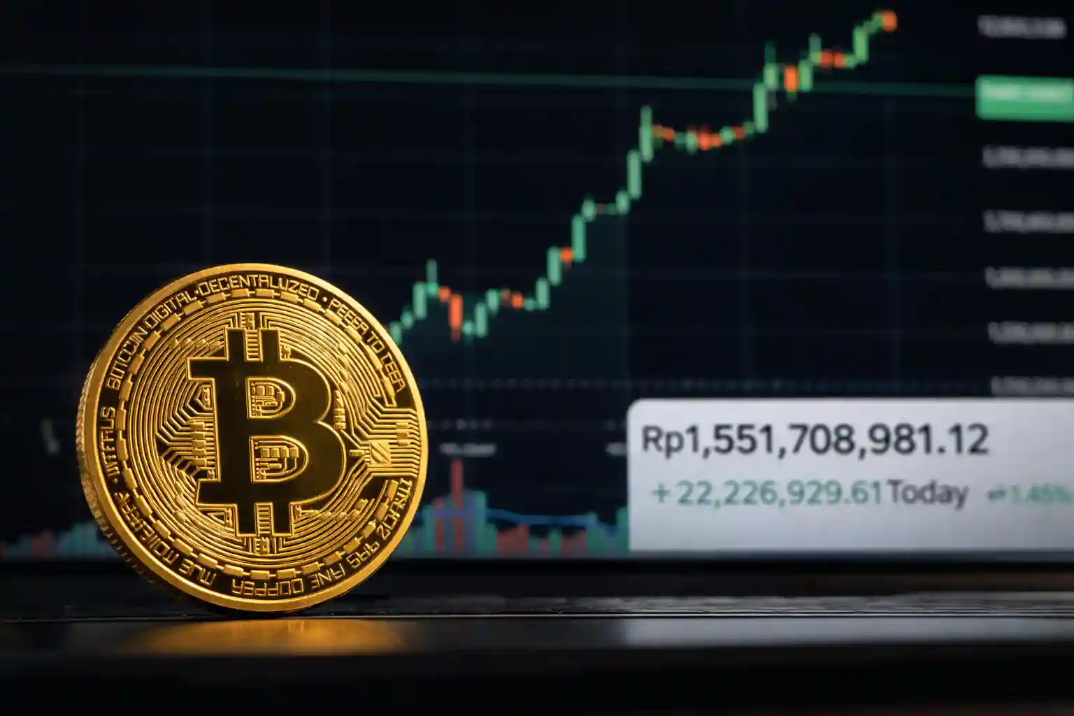 Ilustrasi bitcoin. Foto: AI untuk KabarBursa.