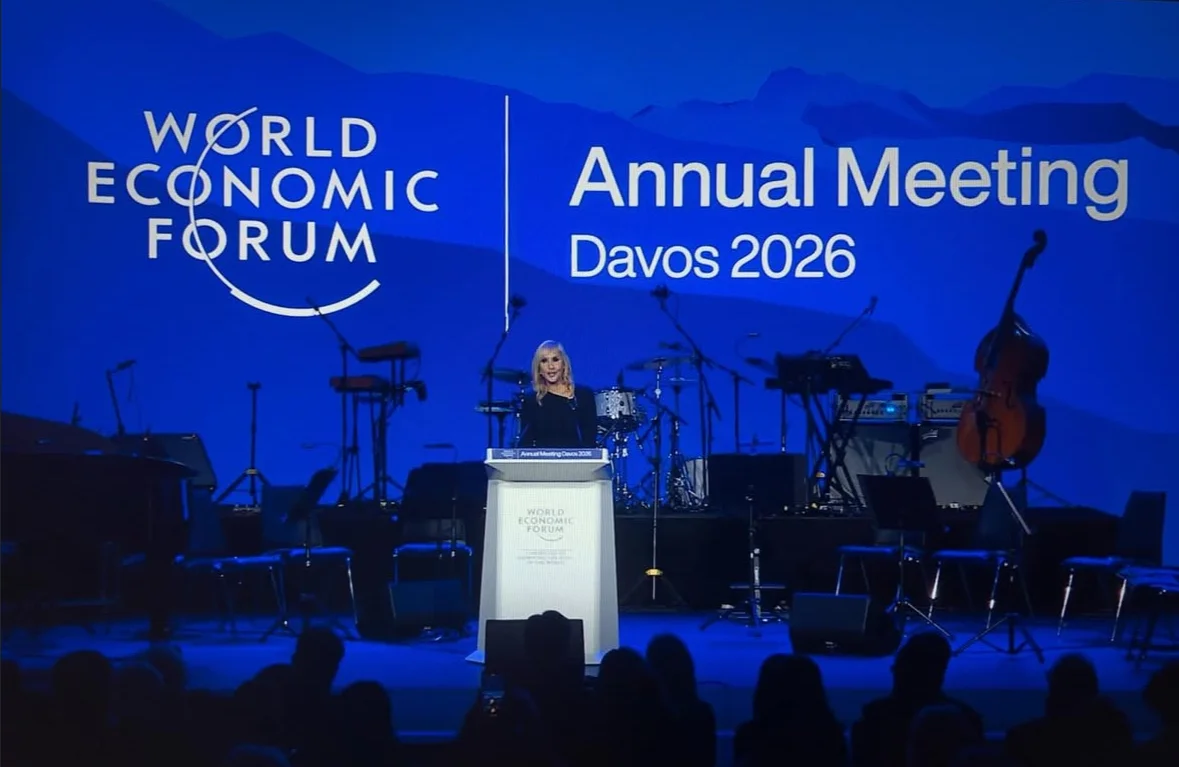 World Economic Forum 2026 di Davos membahas geopolitik, AI, dan ketimpangan global dengan kehadiran para pemimpin dunia dan bos korporasi besar. Foto: IG @tania_bryer
