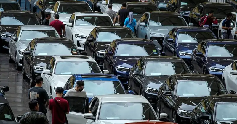 Ilustrasi penjualan mobil Malaysia tahun 2025 kalahkan Indonesia. Berikut penyebabnya. Foto: NST
