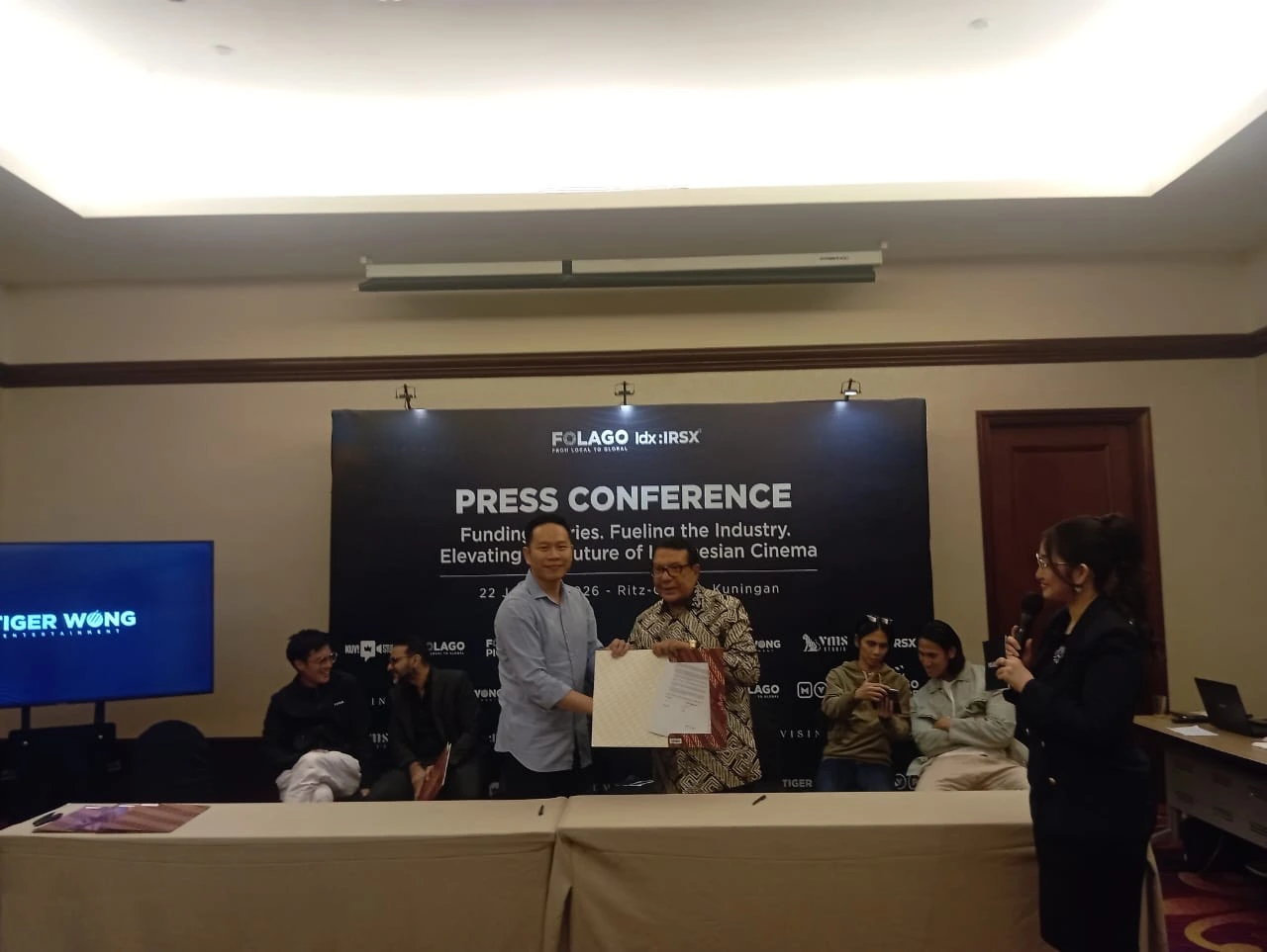 Visinema Pictures, MVP Pictures, VMS Pictures, Tiger Wong Entertainment, dan KUY STUDIO. Foto: doc.IRSX
